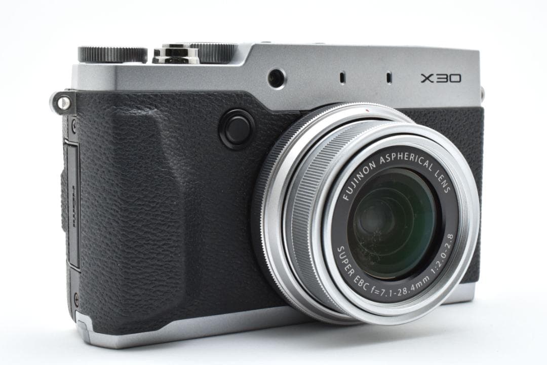 FUJIFILM X30 シルバー コンパクトデジタルカメラ コンデジ 動作品