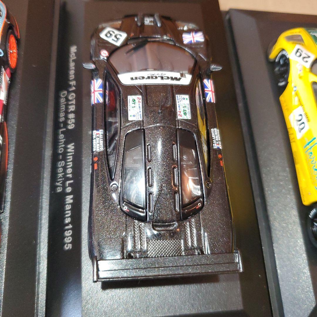 マクラーレン F1 GTR レースカー、3台Set、ミニチャンプス 1/43