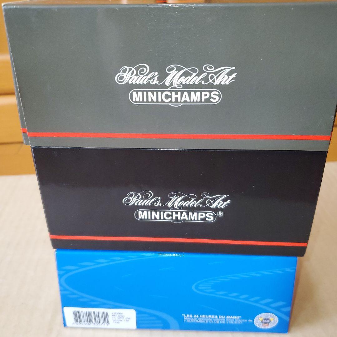 マクラーレン F1 GTR レースカー、3台Set、ミニチャンプス 1/43