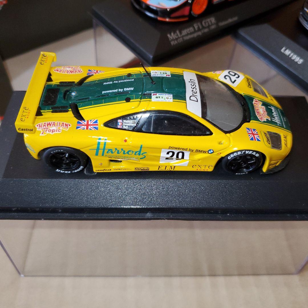 マクラーレン F1 GTR レースカー、3台Set、ミニチャンプス 1/43