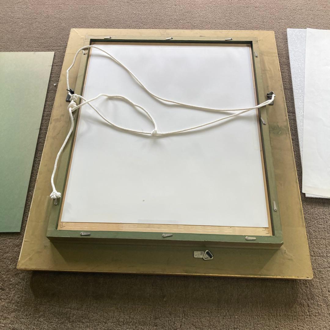 ゴッホ ひまわり 豪華白金 額装済み 70cm x 60cm