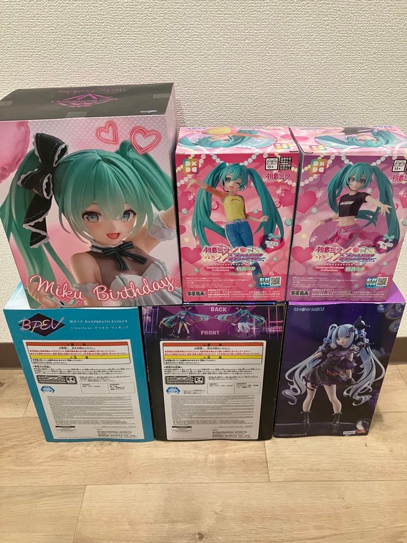 初音ミク フィギュア 6体セット　新品未開封　まとめ売り
