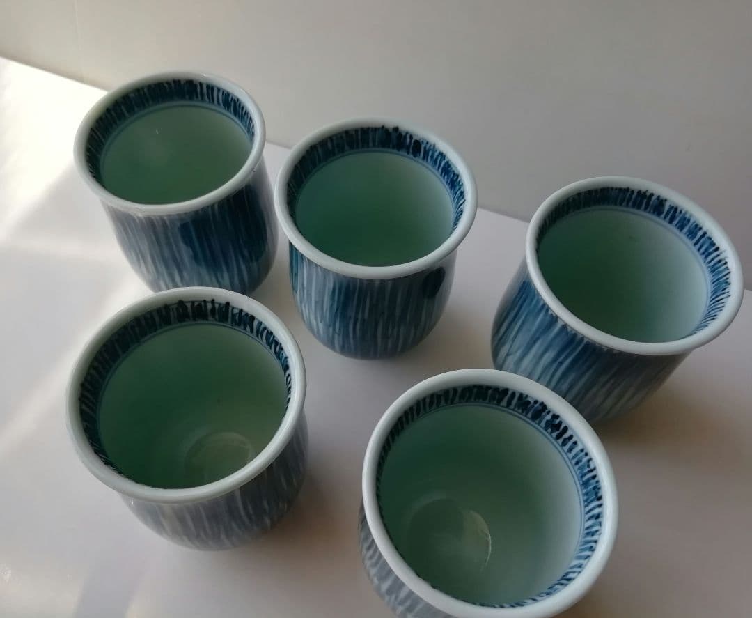 藤太郎　ぐい飲み　十草　5客　新品