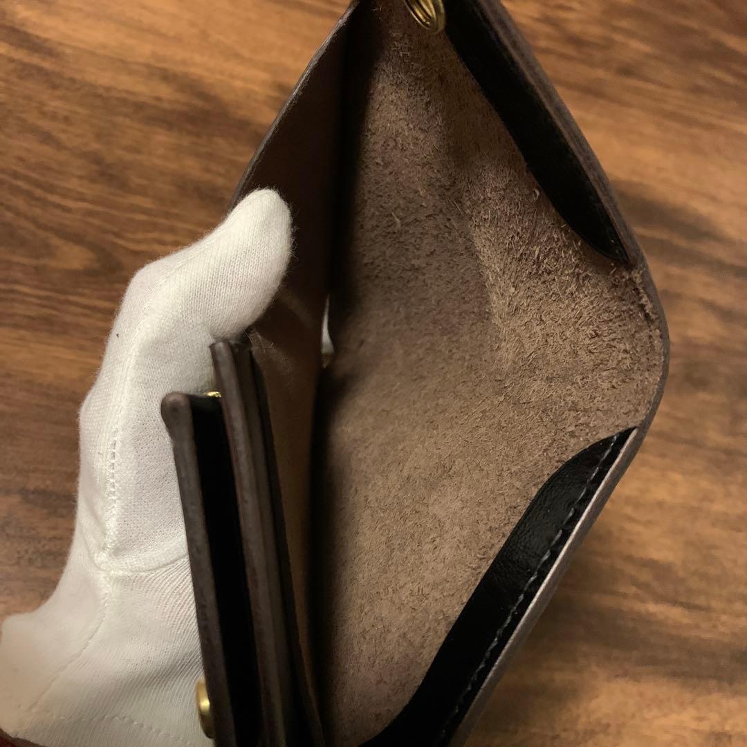 トラッカーウォレット　ミドル　CA008 コードバン引き紐付き