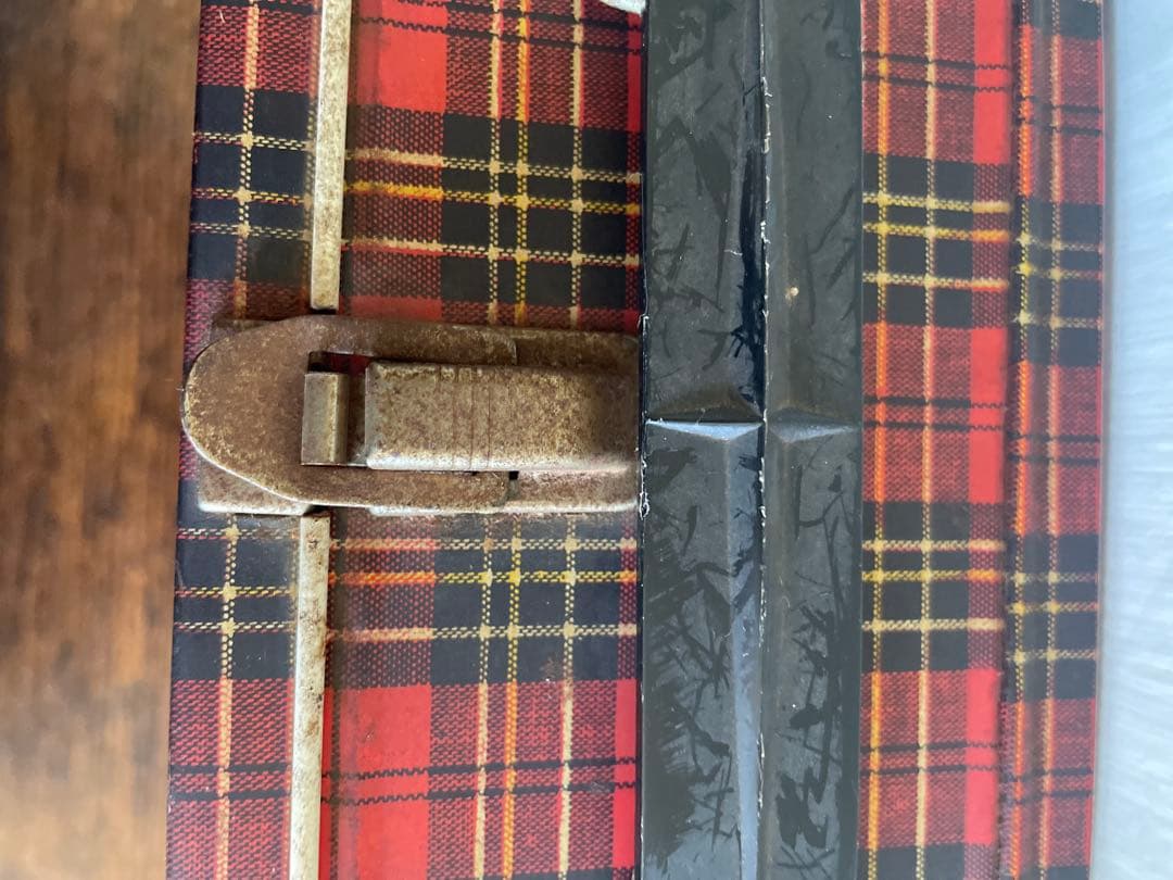 レトロ タータンチェック 弁当箱