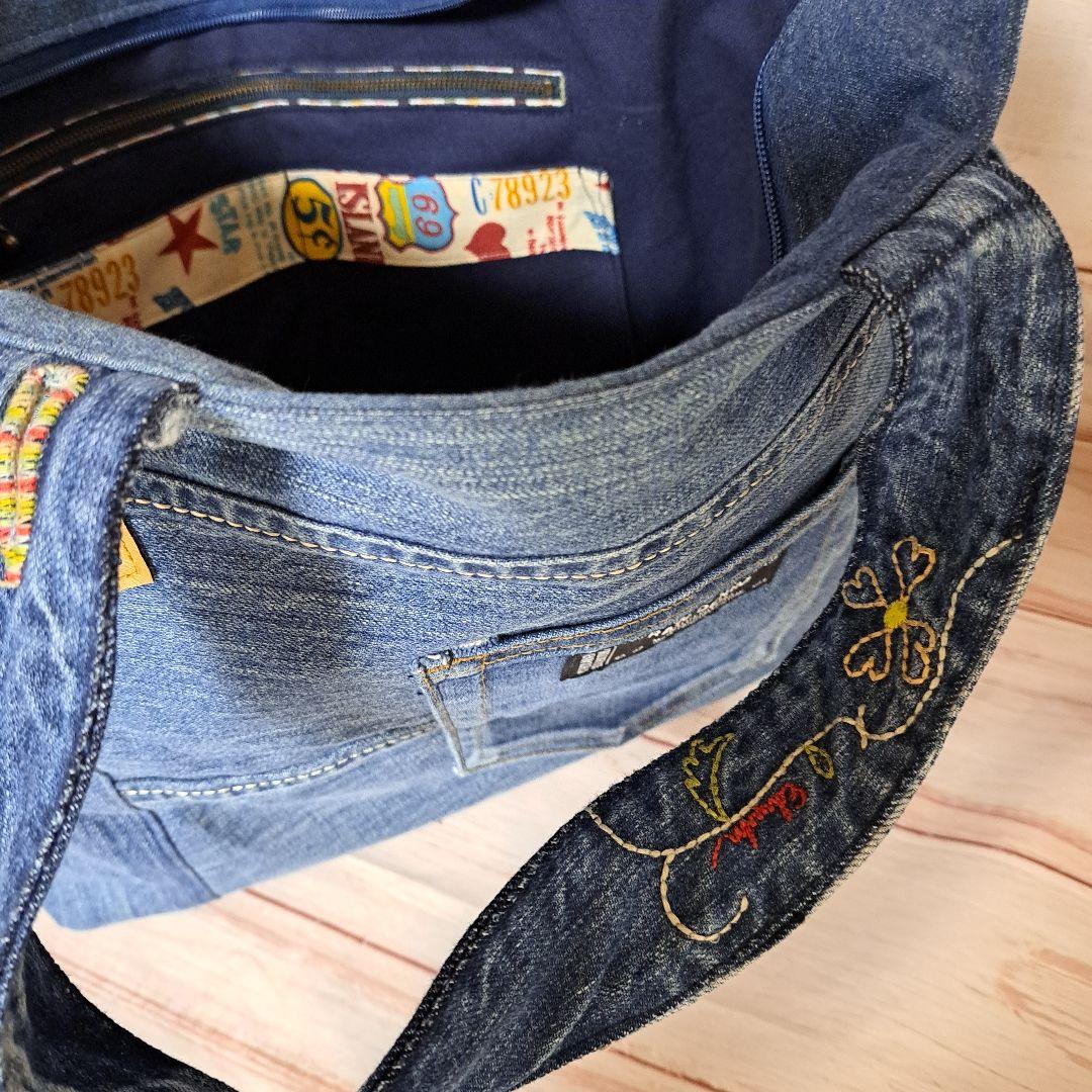 デニムリメイク超ビックサイズバック