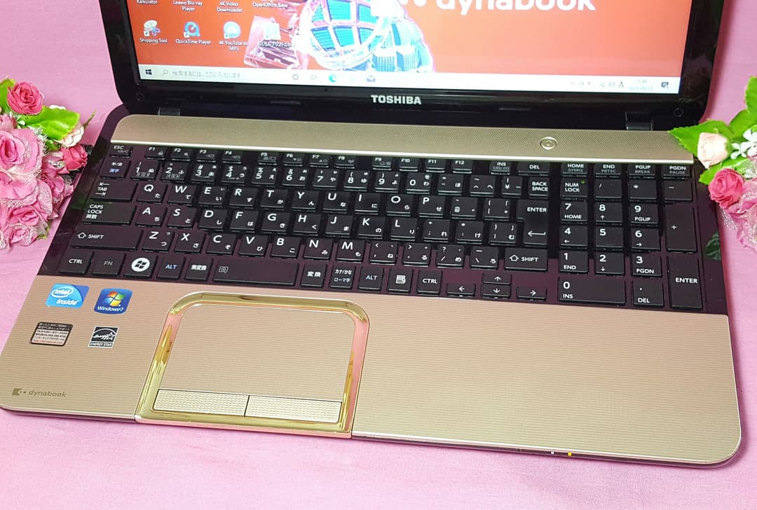 ブルーレイ✿新Windows10✧Webカメラ✧大容量✧ゴールドDynabook