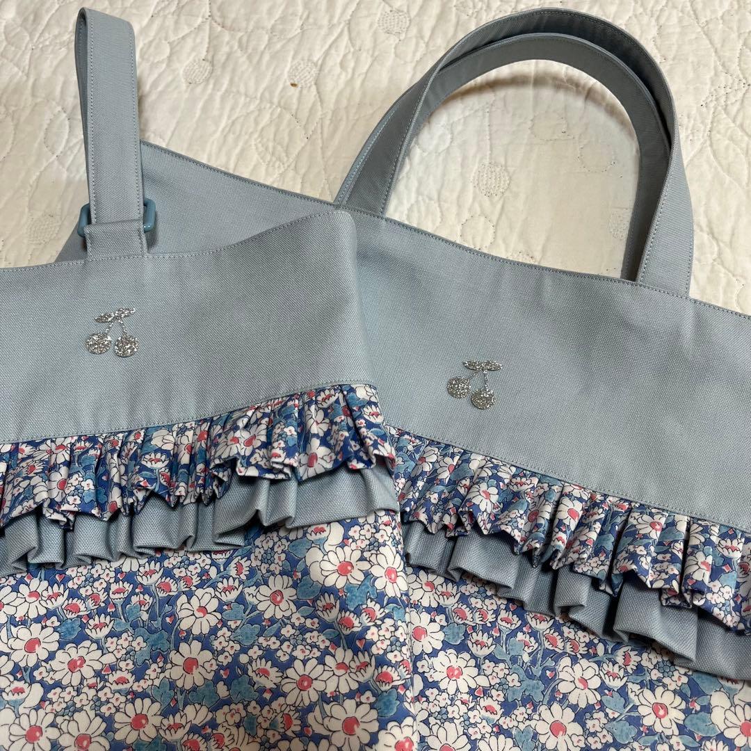 リバティ　レッスンバッグ　お着替え袋　上靴袋　3点セット　アリスW 入園入学