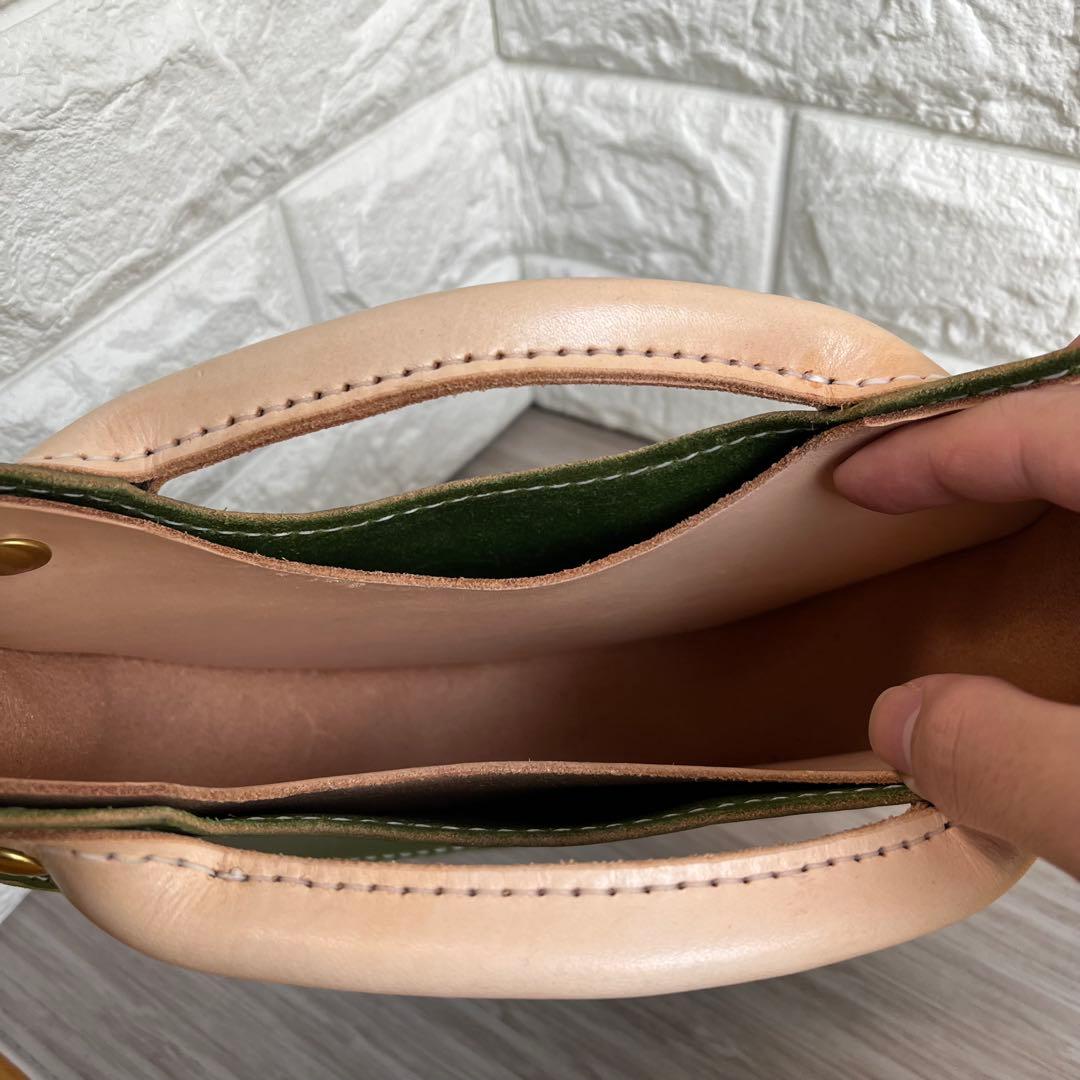 本革 ミニバッグ 牛革 手提げ 半月型