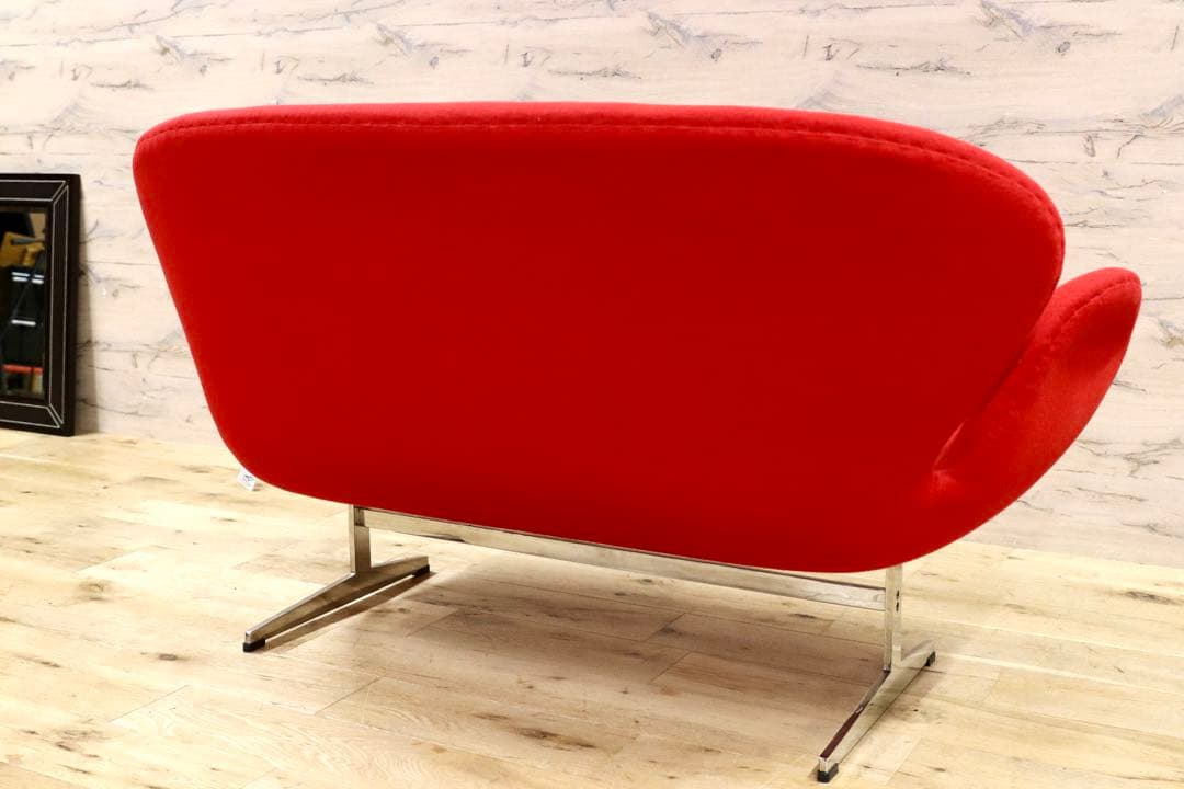 GMHH375○スワンソファ SWAN SOFA 2シーター ラブソファ 長