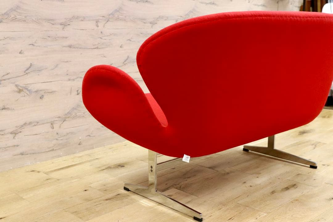 GMHH375○スワンソファ SWAN SOFA 2シーター ラブソファ 長