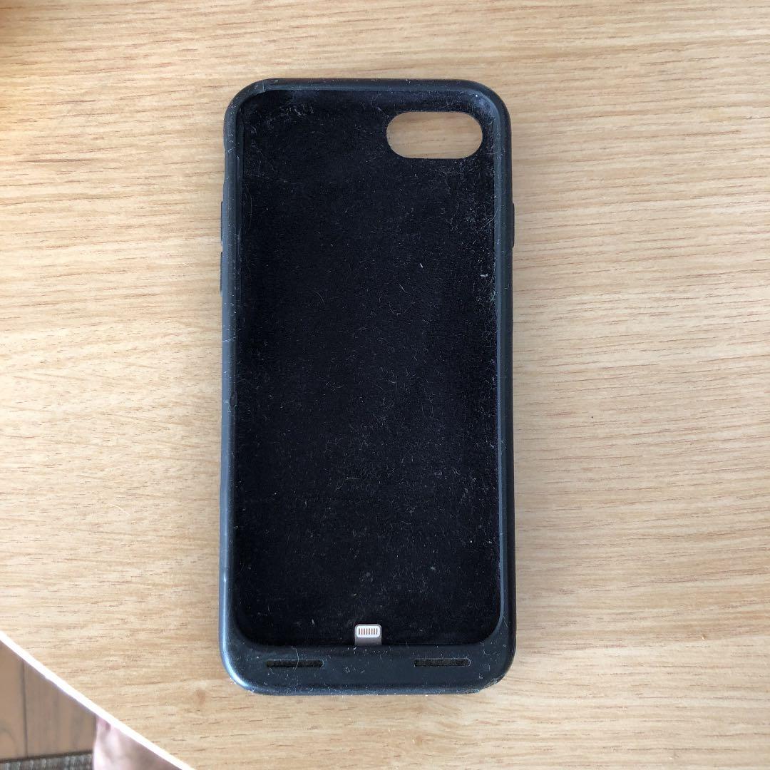 (純正)iPhone7、8用　バッテリーカバー黒