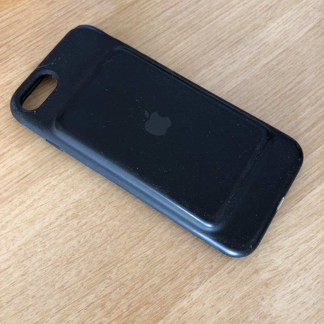 (純正)iPhone7、8用　バッテリーカバー黒