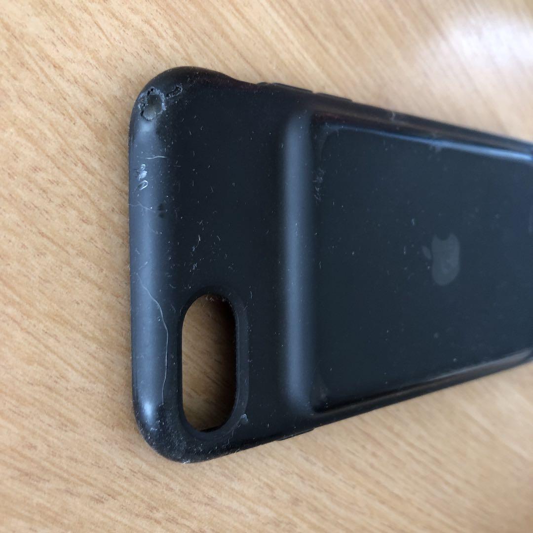 (純正)iPhone7、8用　バッテリーカバー黒