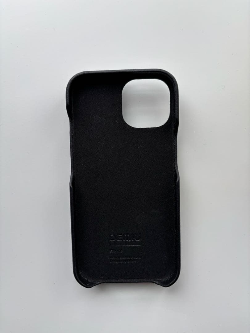 ブラック iPhone用ケース DEMIU iPhone15