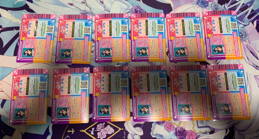 アイカツ キャンペーンレア ホーンテッドスカルリボン サイン 12枚