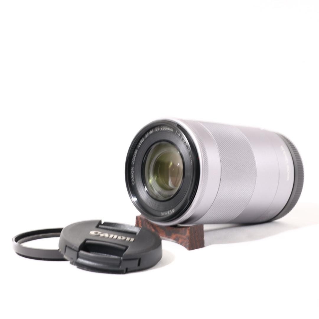 美品★Canon EF-M 55-200mm IS STM★ミラーレス シルバー