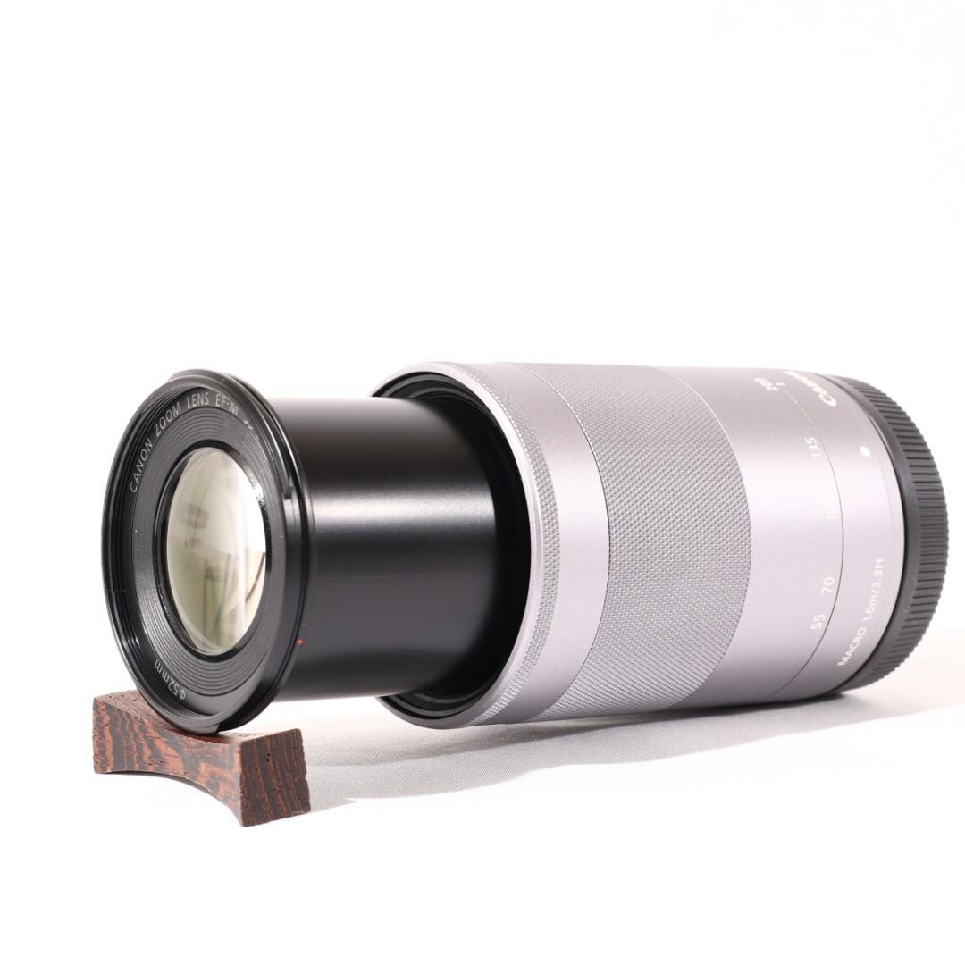 美品★Canon EF-M 55-200mm IS STM★ミラーレス シルバー