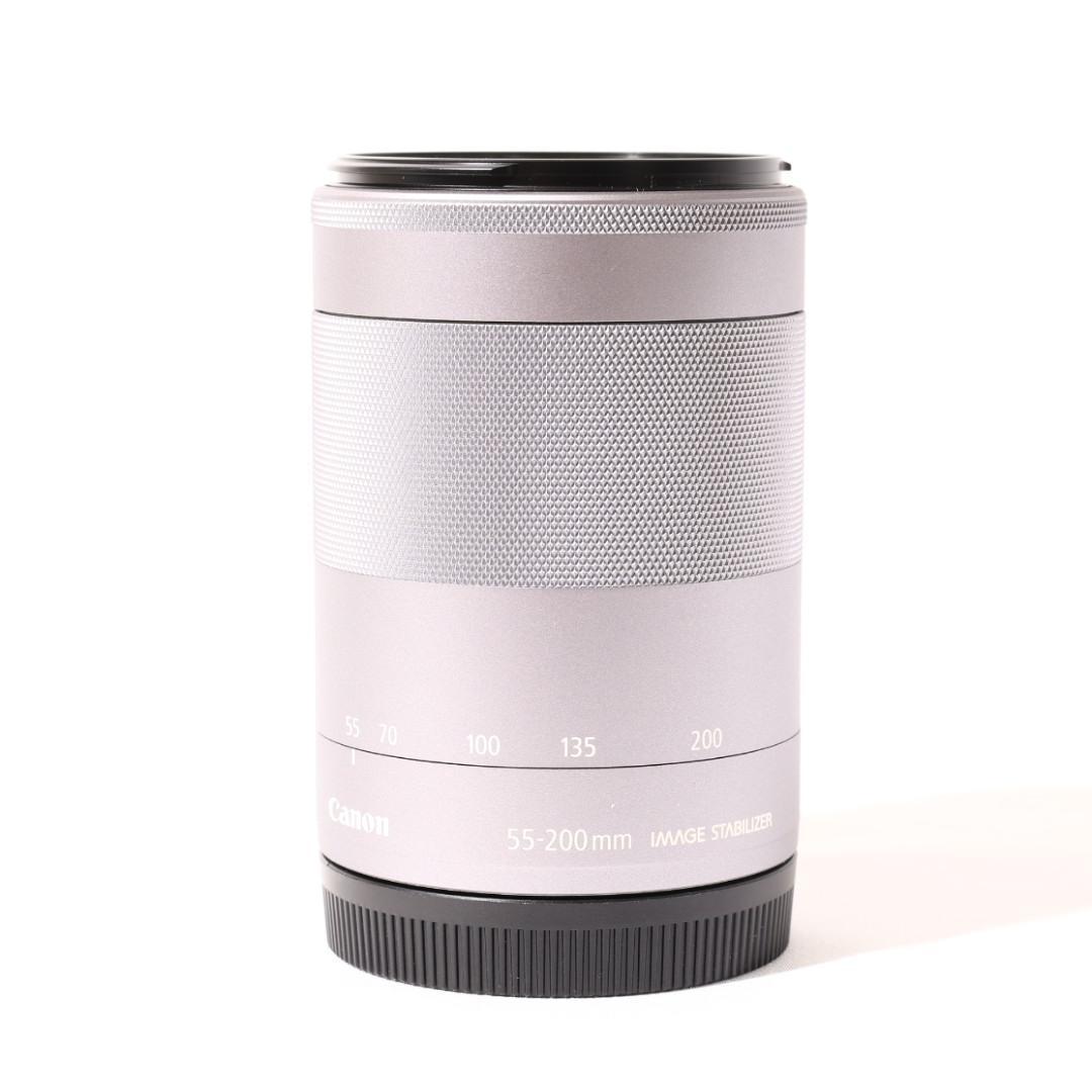美品★Canon EF-M 55-200mm IS STM★ミラーレス シルバー