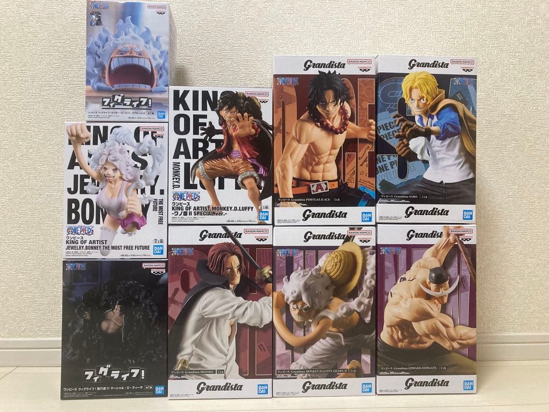 ワンピース フィギュア 9体セット グランディスタ キングオブアーティスト