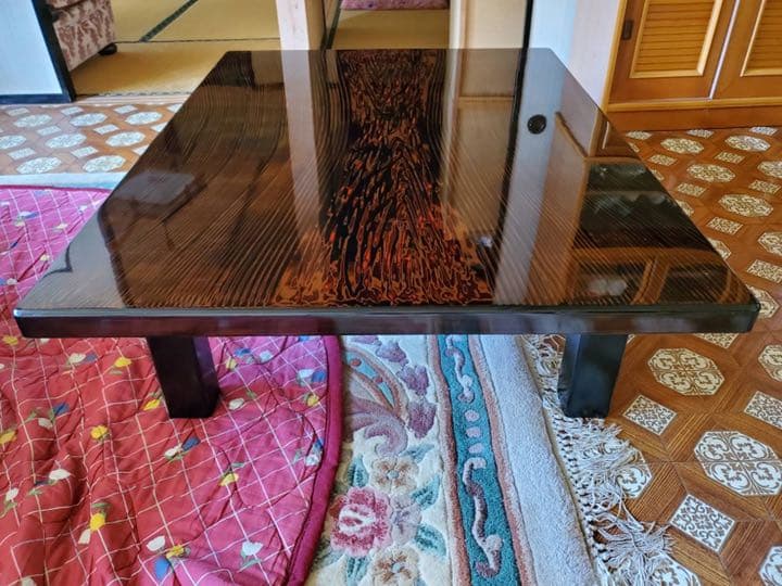 高級座卓 漆器 ちゃぶ台 ダイニングテーブル 漆 テーブル