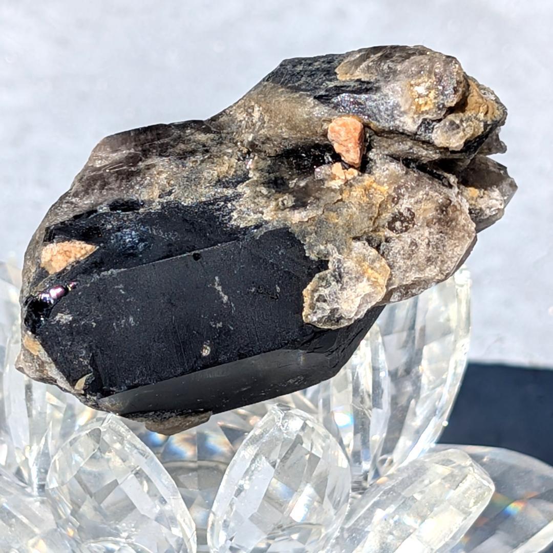 一点物 ドリーム モリオン 原石 山東省産 黒水晶 58g お守り天然石 ギフト