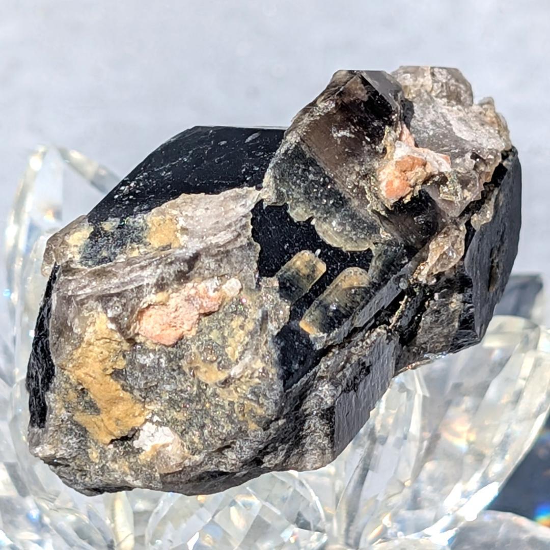 一点物 ドリーム モリオン 原石 山東省産 黒水晶 58g お守り天然石 ギフト