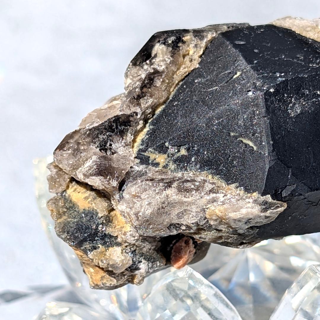 一点物 ドリーム モリオン 原石 山東省産 黒水晶 58g お守り天然石 ギフト