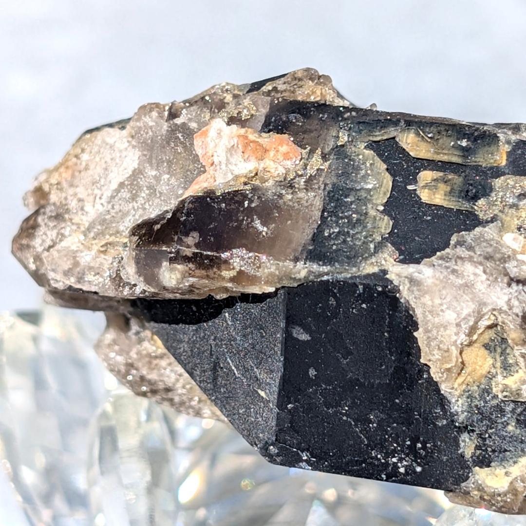 一点物 ドリーム モリオン 原石 山東省産 黒水晶 58g お守り天然石 ギフト