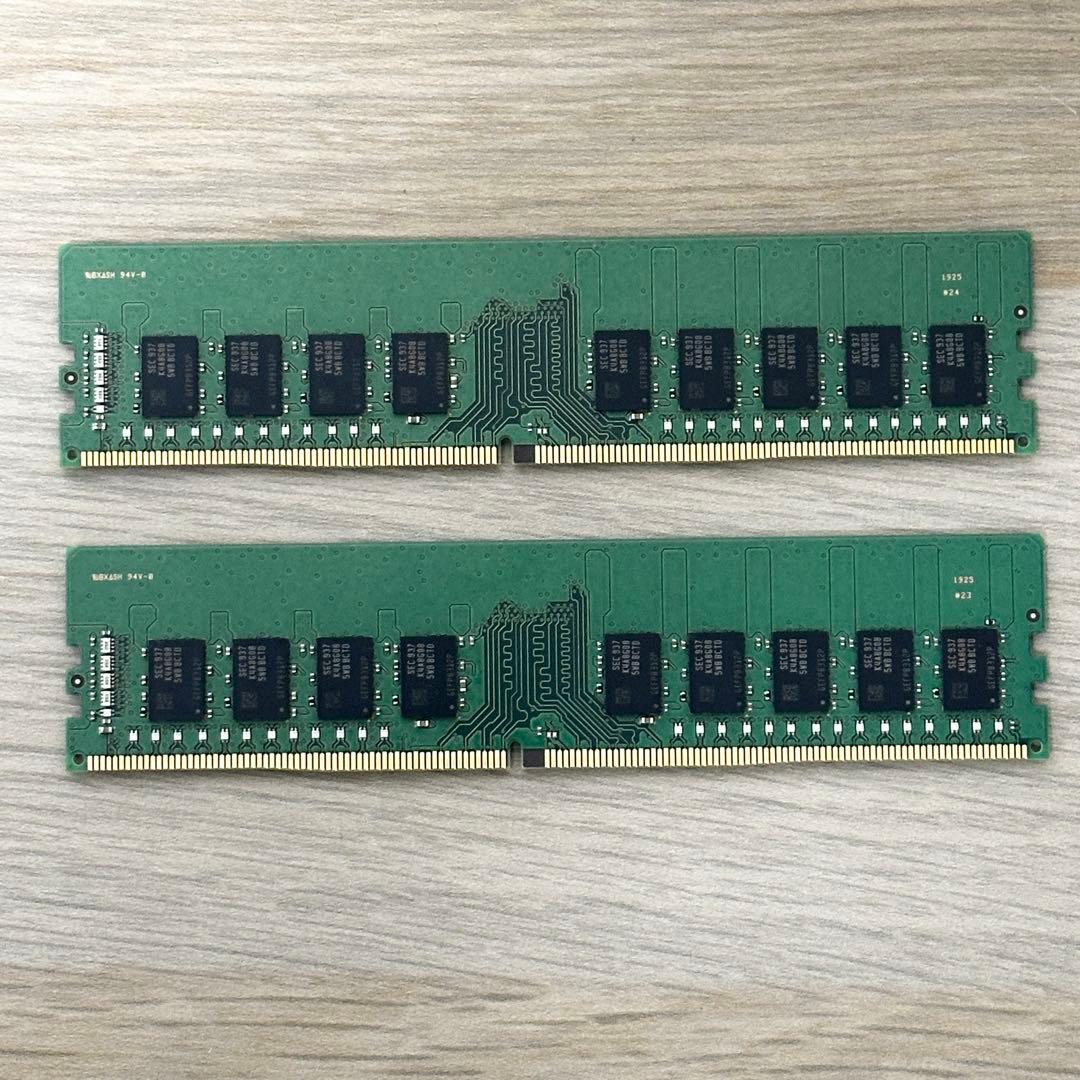 32GB（16GBx2枚組）✨ SAMSUNG DDR-4 メモリ