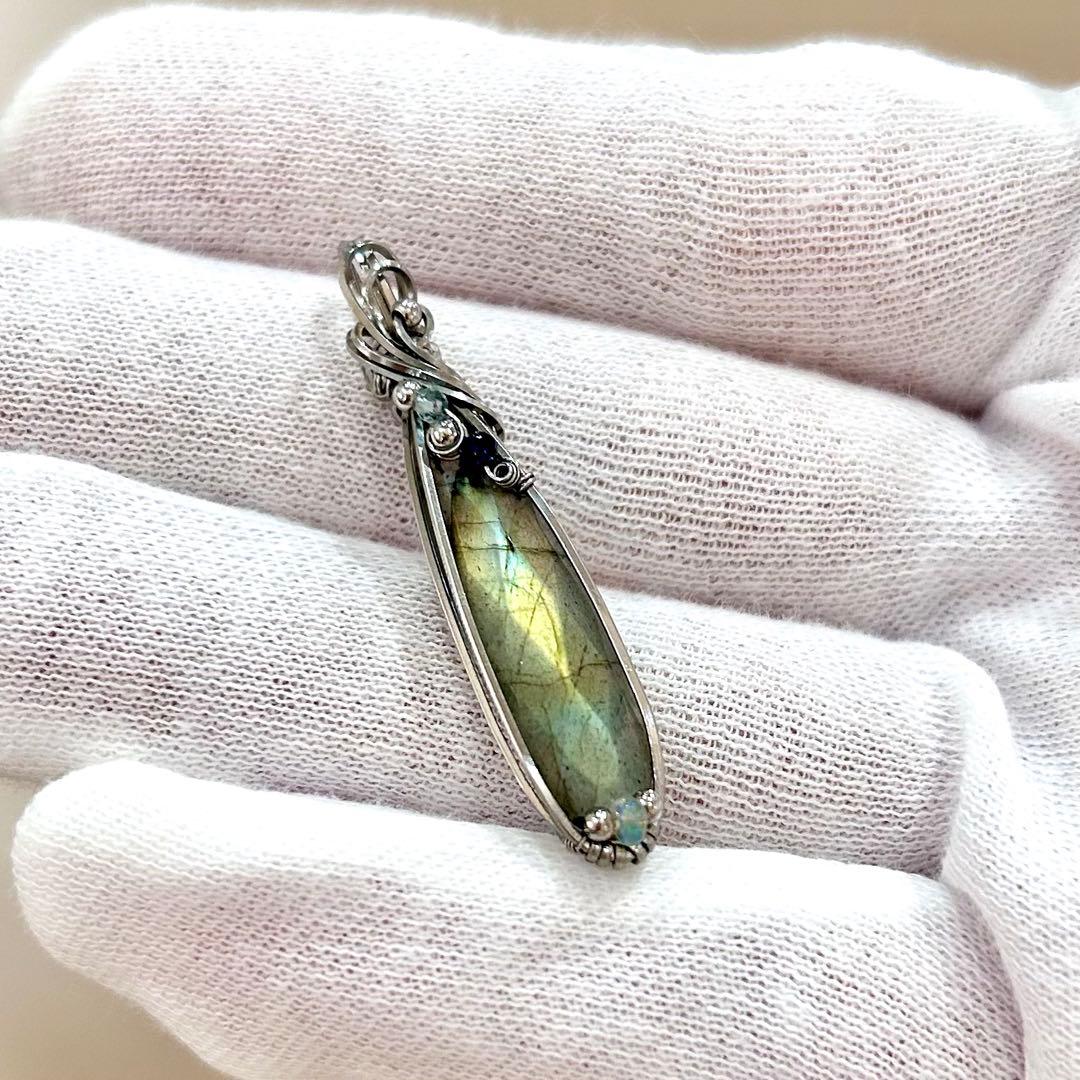 ハルページ☆リクエスト3点 ワイヤーラッピング アート ジュエリー