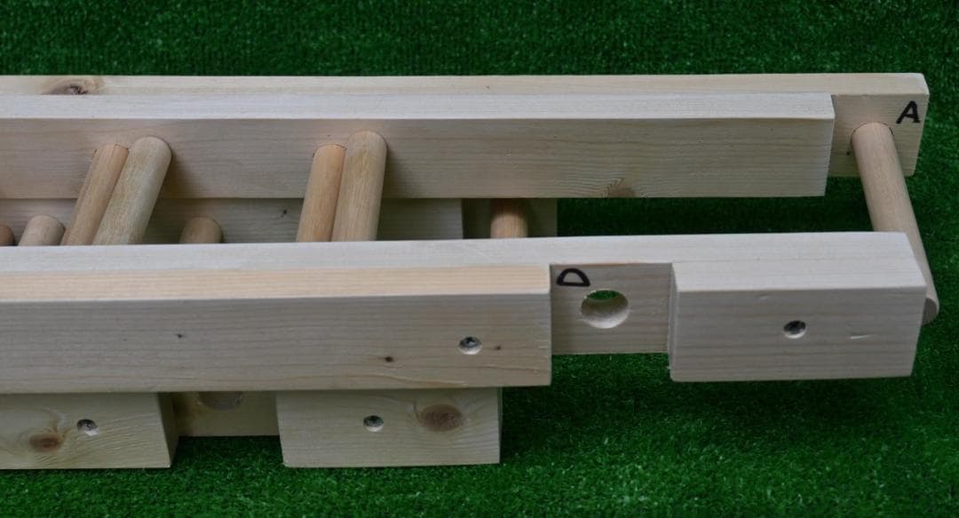 織り機 / 整経台 簡単組み立て式 5段 2B