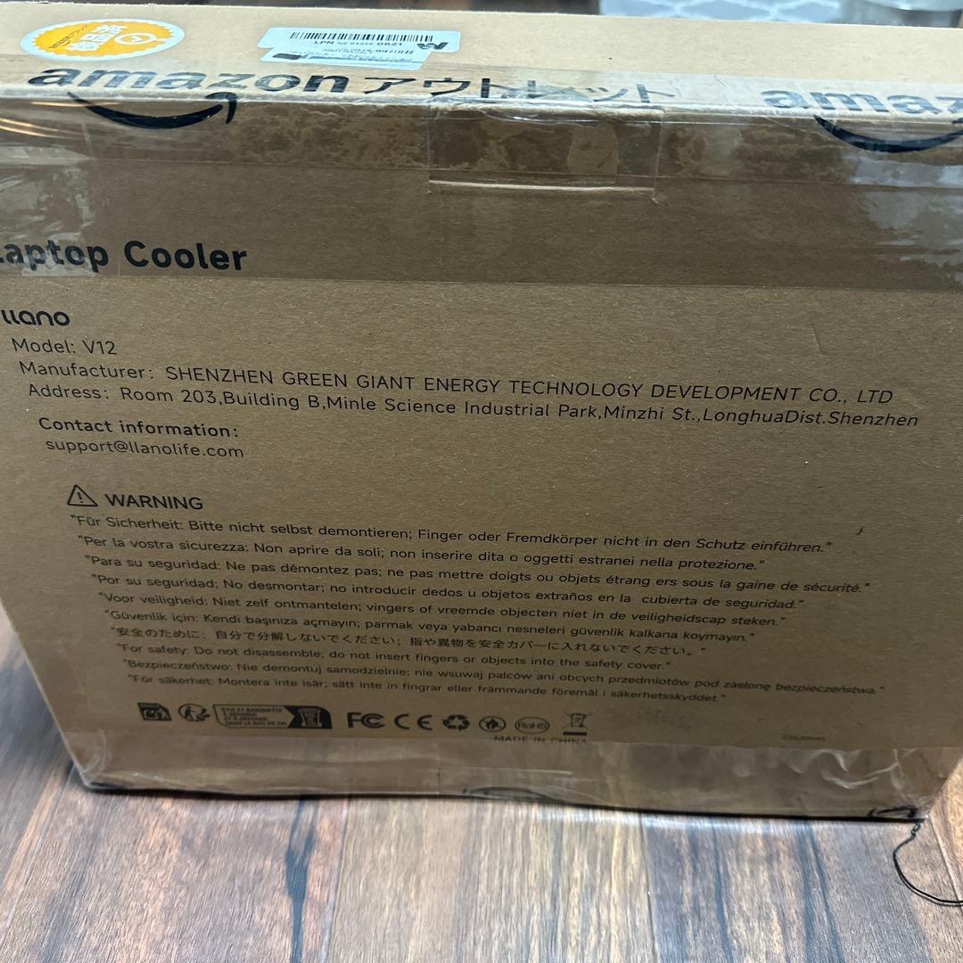 llano ノートPCクーラー V12 冷却パッド RGB 対応 急速冷却 美品