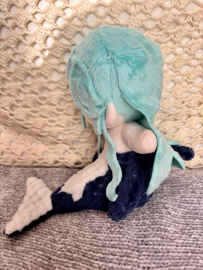自作ぬい シャチの人魚 20cm