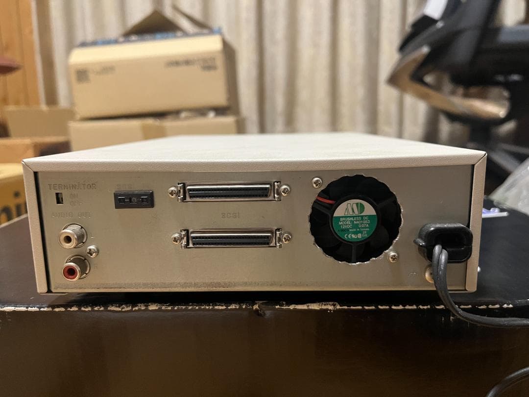 TEAC CD-R6240SB CD-Rドライブ 外付けSCSI ソフト在り