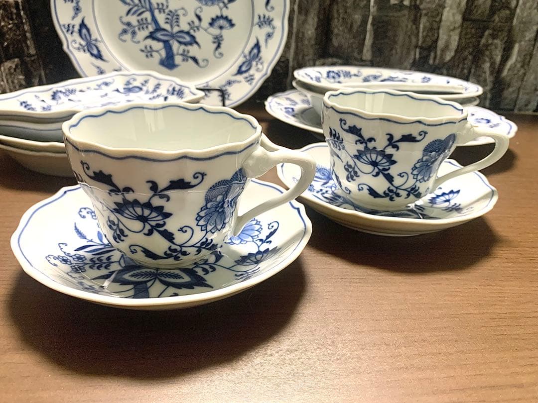 【訳あり廃盤】ブルーダニューブ ブルーオニオン 食器11点セット