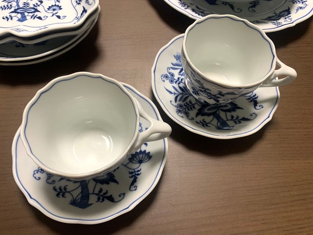 【訳あり廃盤】ブルーダニューブ ブルーオニオン 食器11点セット