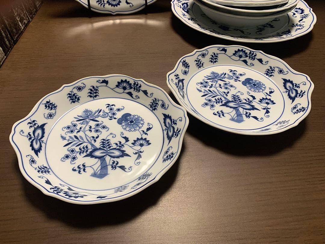 【訳あり廃盤】ブルーダニューブ ブルーオニオン 食器11点セット