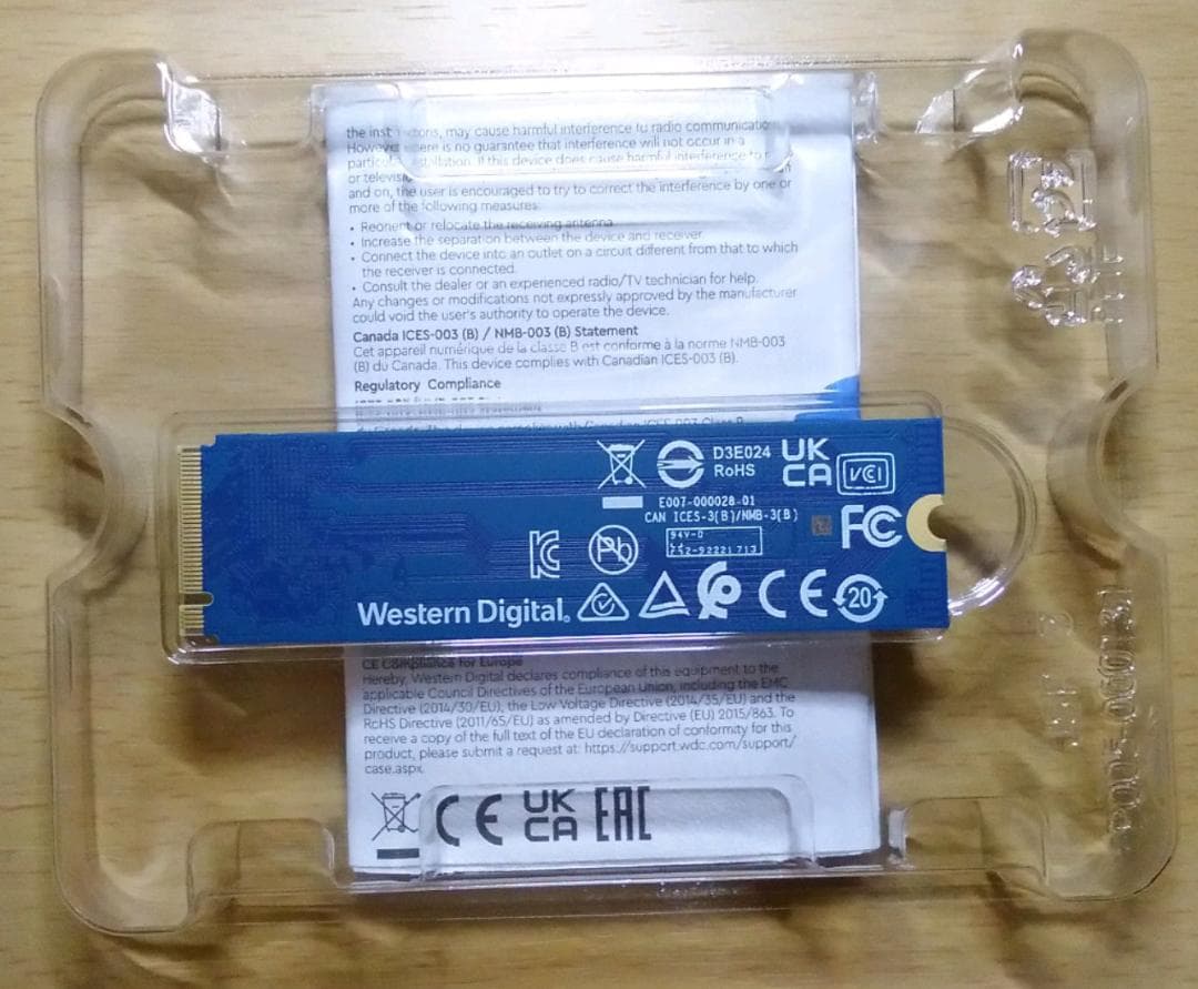 内蔵型SSD WD Blue SN570 NVMe SSD 1TB