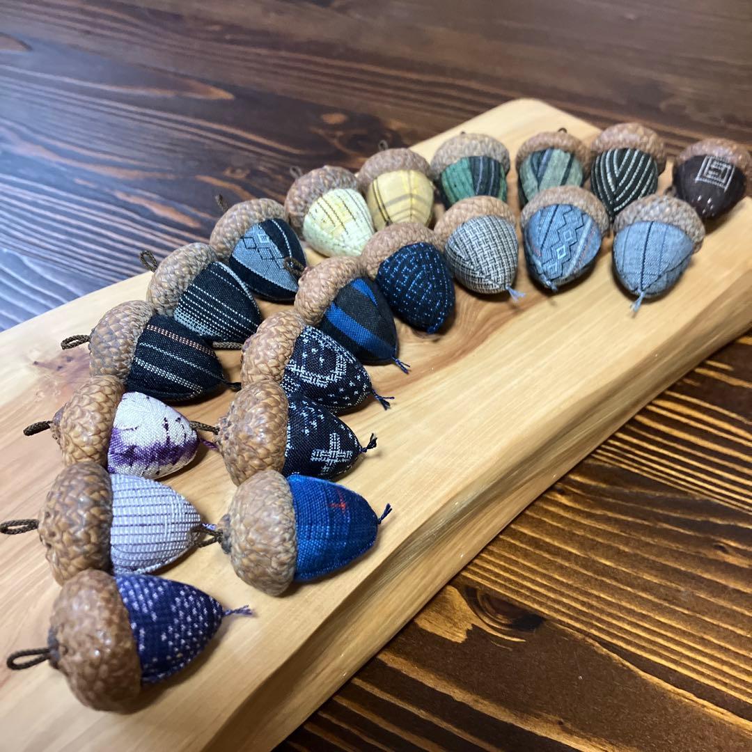 プチハナ様４点おまとめ品どんぐり（レッドオーク）ループ付30個☆③