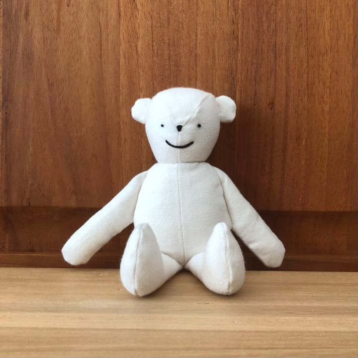 交渉中◇ハンドメイド◇くまのフランネルさん くまのぬいぐるみ