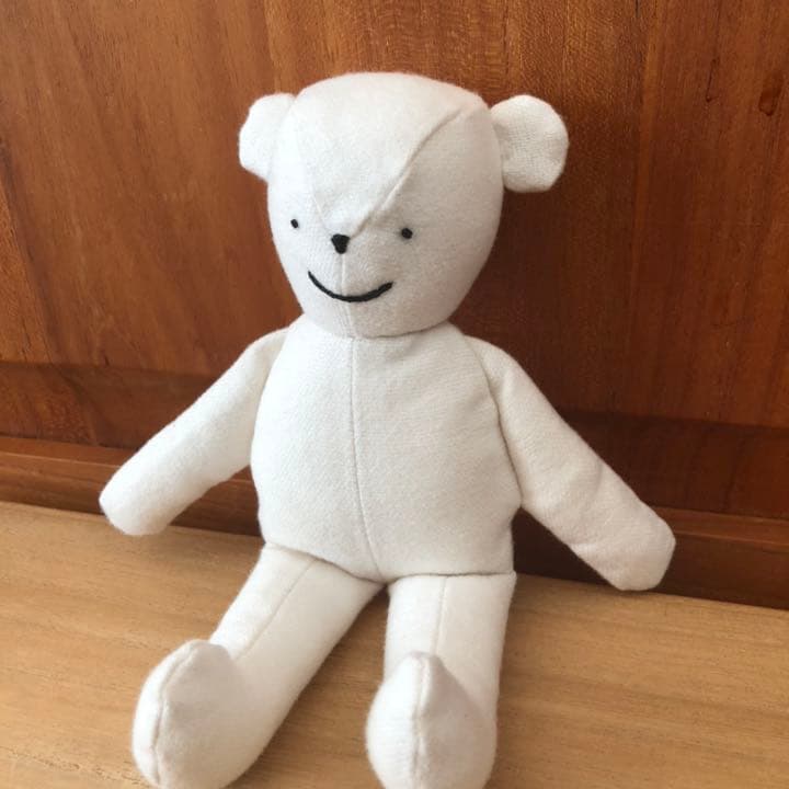 交渉中◇ハンドメイド◇くまのフランネルさん くまのぬいぐるみ