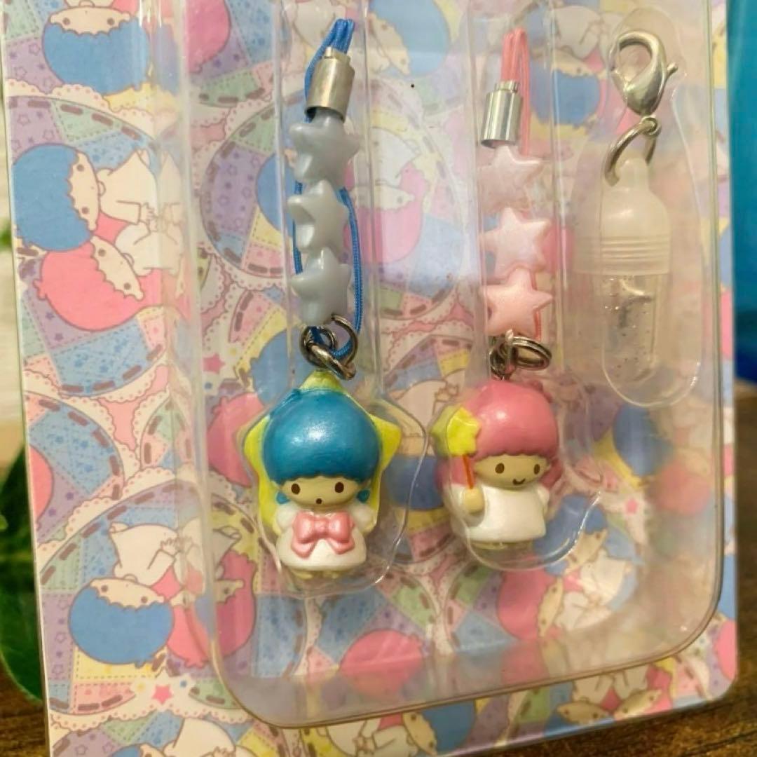 ★新品未開封★キキララ　リトルツインスターズ ペア ストラップ 2003年製