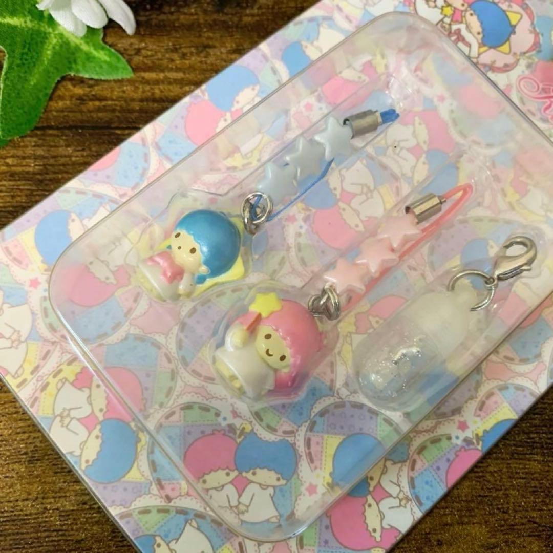 ★新品未開封★キキララ　リトルツインスターズ ペア ストラップ 2003年製