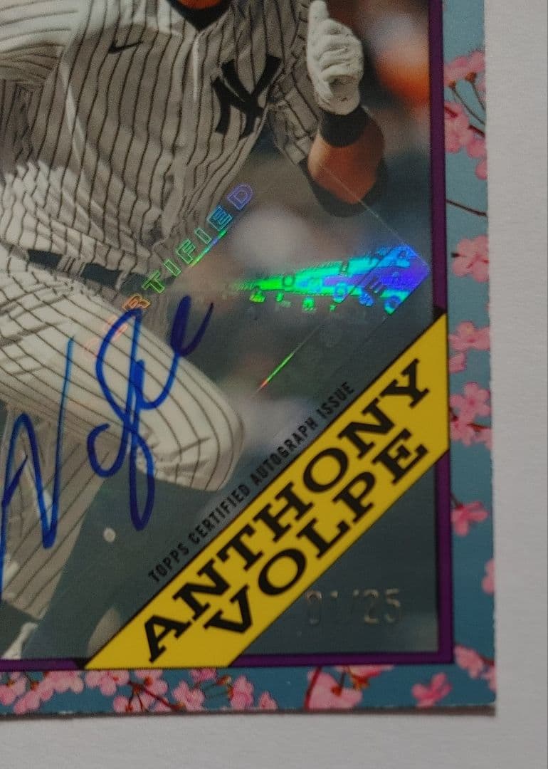 その他 anthony volpe Cherry parallel