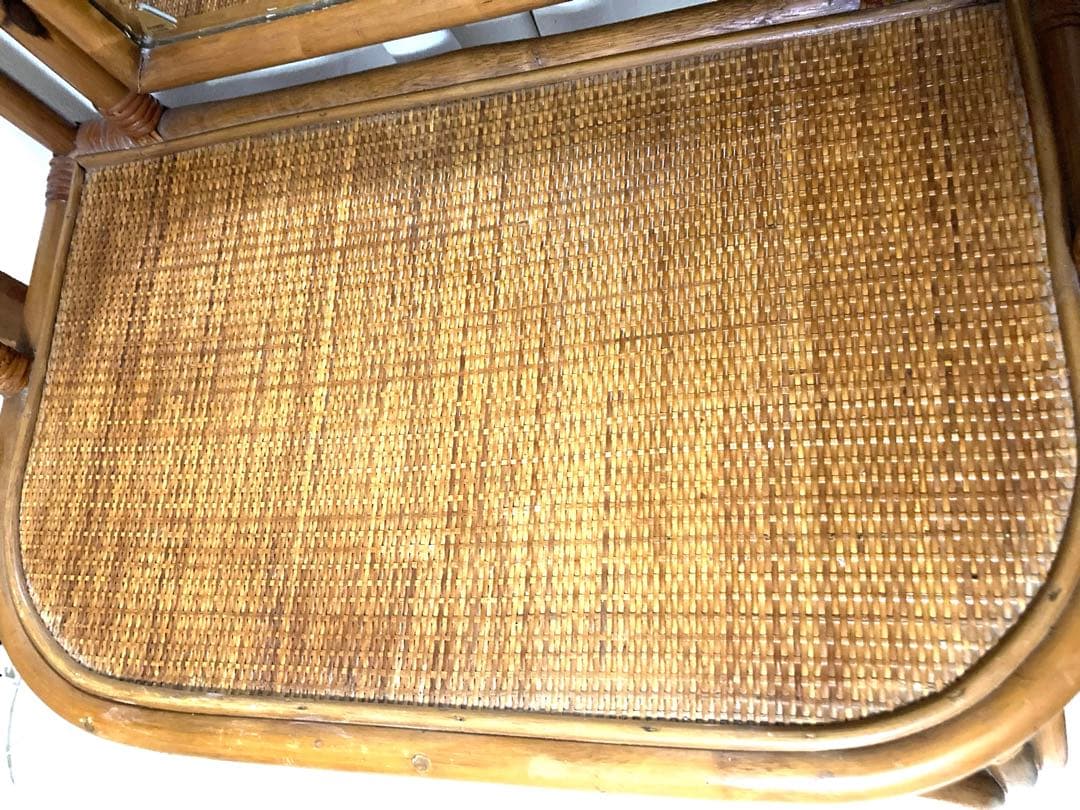 最終値下げ アンティーク 藤製 ドレッサー