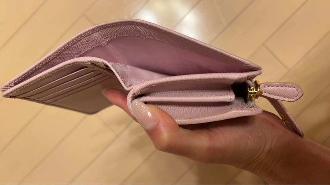 【極美品】プラダ PRADA 折財布 ALABASTRO 1ML225-QWA