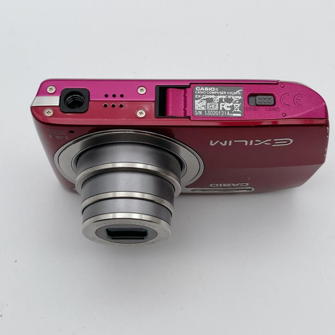 【概ね美品】CASIO EXILIM EX-Z2000 デジタルカメラ レッド