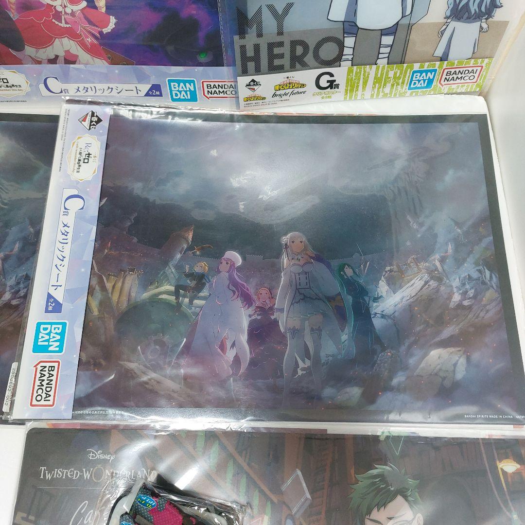 一番くじ メタリックシート　クリアポスター　アクリルバネルハンドタオルまとめ売り