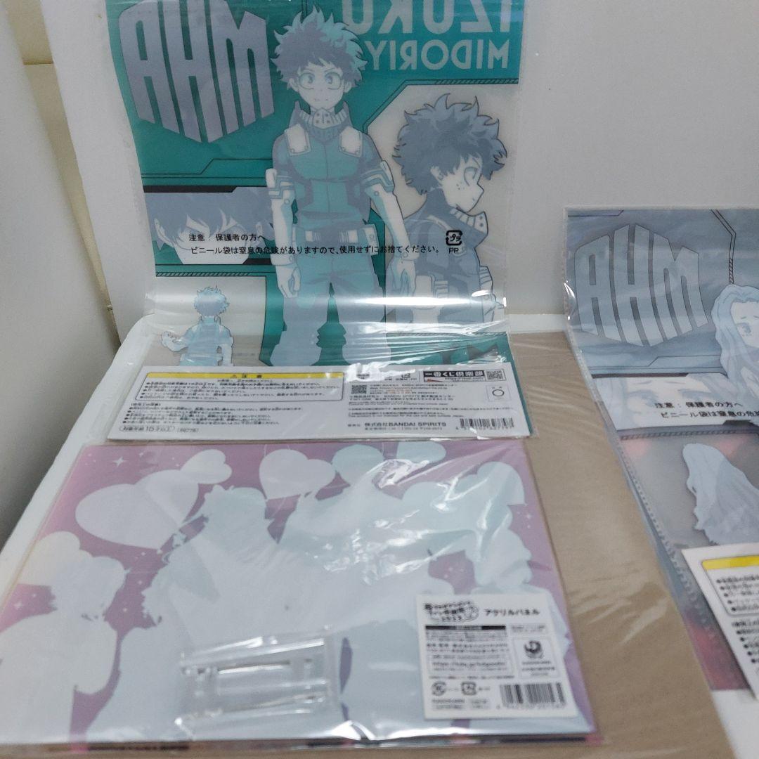 一番くじ メタリックシート　クリアポスター　アクリルバネルハンドタオルまとめ売り